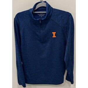 Illinois Fighting Illini - Vineyard Vines Performance 1/4 Zip - Men's Medium